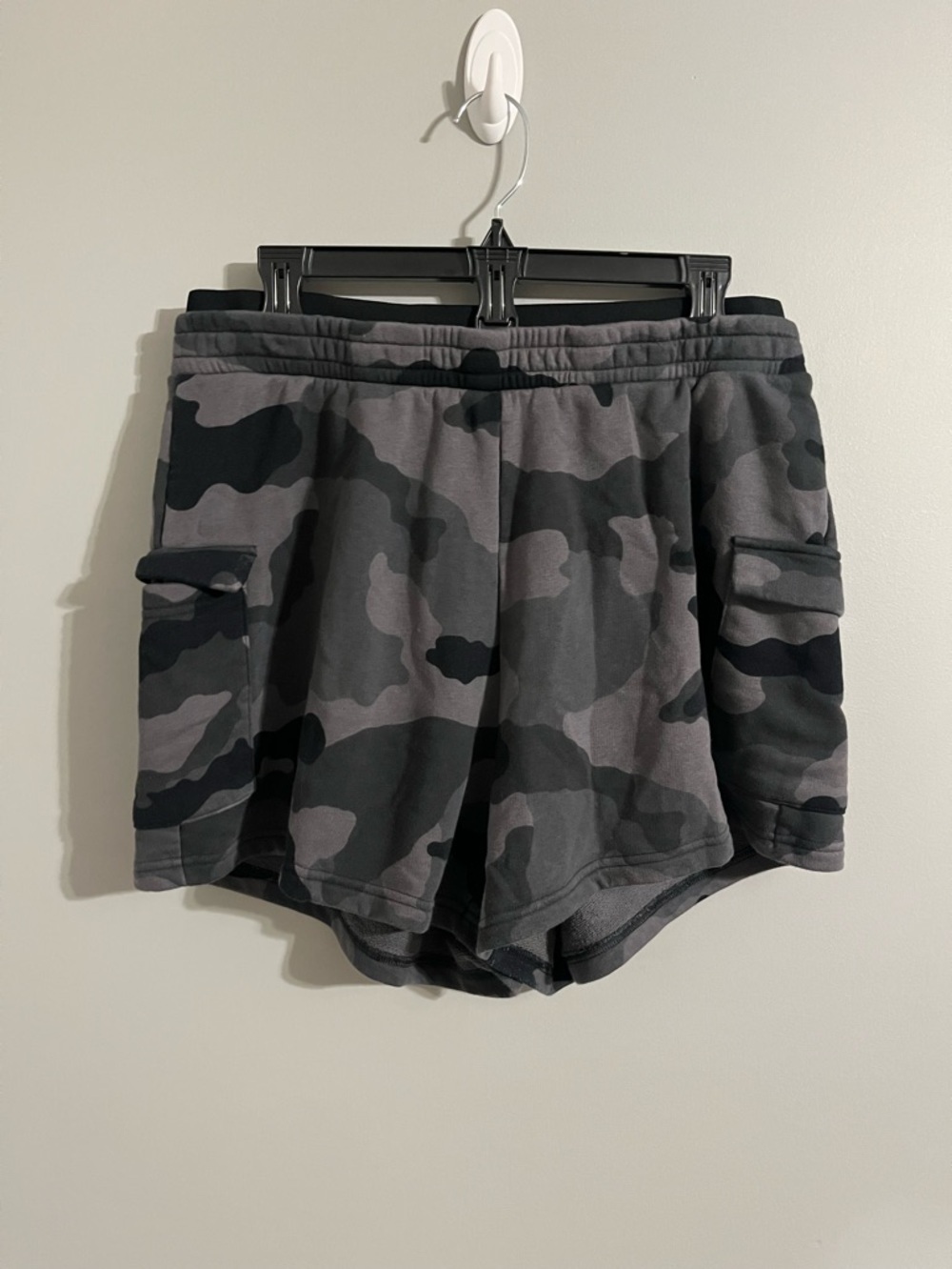 Adidas Women's Camo Print Cargo Shorts